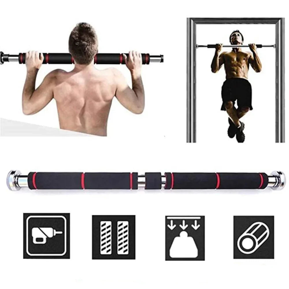 200kg Adjustable Door Pull-Up Bar for Home Workouts and Strength Training
