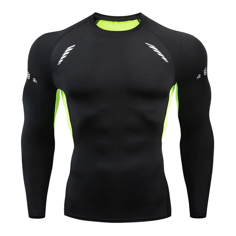 Men’s Compression Running T-Shirt – Quick Dry Fitness Top