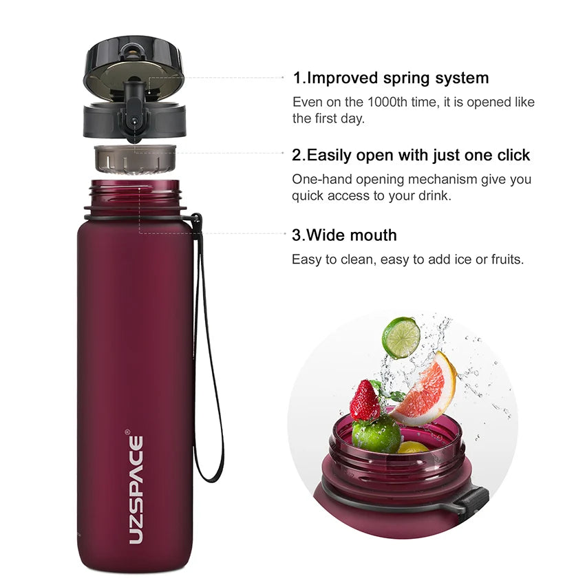 500/1000ml Sports Water Bottle