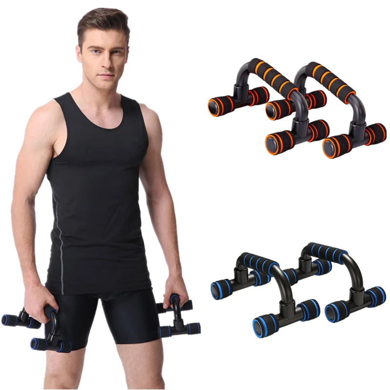 Non-Slip Push-Up H-Shaped Support Bar – Home Fitness Power Rack for Chest, Arm, and Muscle Training