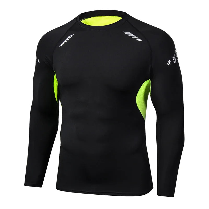 Men’s Compression Running T-Shirt – Quick Dry Fitness Top