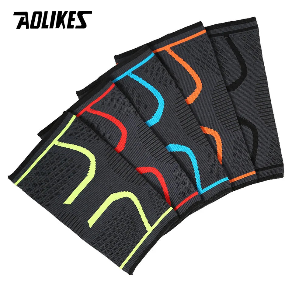 1PCS Elastic Nylon Compression Knee Sleeve for Sports