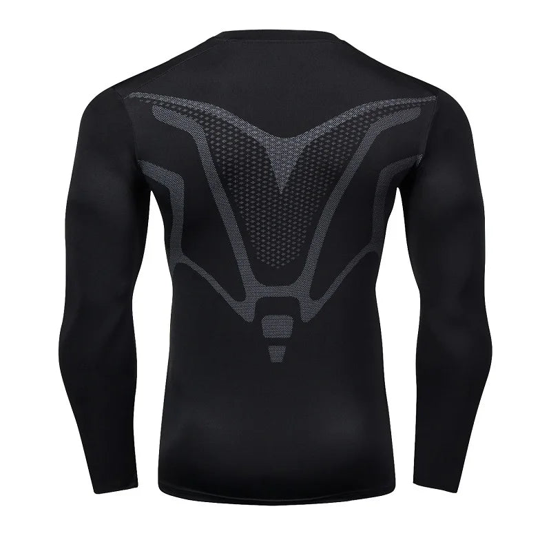 Men’s Compression Running T-Shirt – Quick Dry Fitness Top