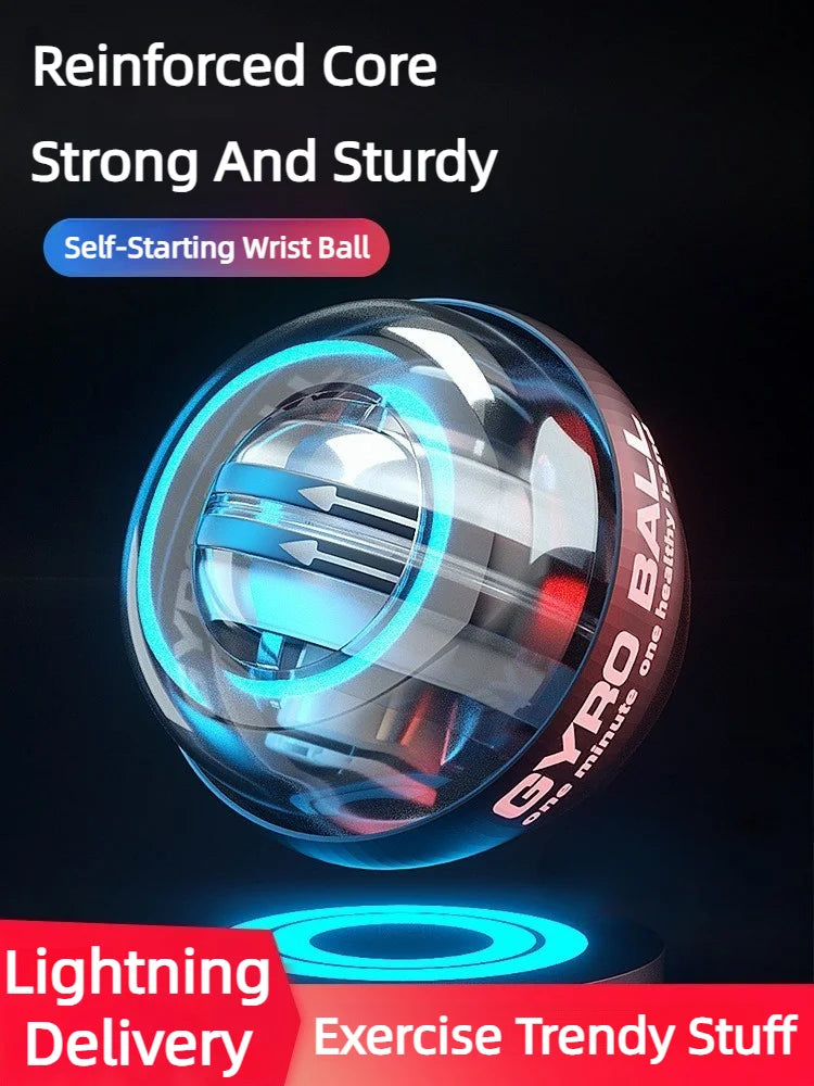 Gyroball Powerball Forearm Exerciser Muscle Fitness Equipment Gyroscope Power Ball Gyro Wrist Booster Trainer Hand Exercise