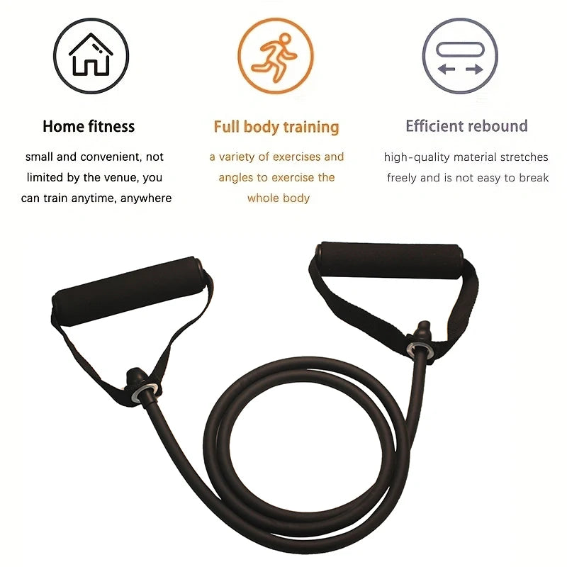 Resistance Bands with Handles – Strength Training Exercise Bands for Men and Women, Workout Equipment for Home and Gym