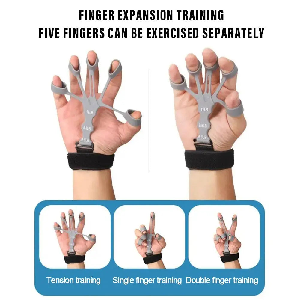 Hand Grip 5 Finger Exerciser Strength Trainning