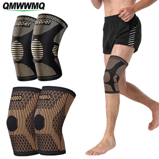 1 Pcs Copper Compression Knee Sleeve - Arthritis & Joint Support for Sports