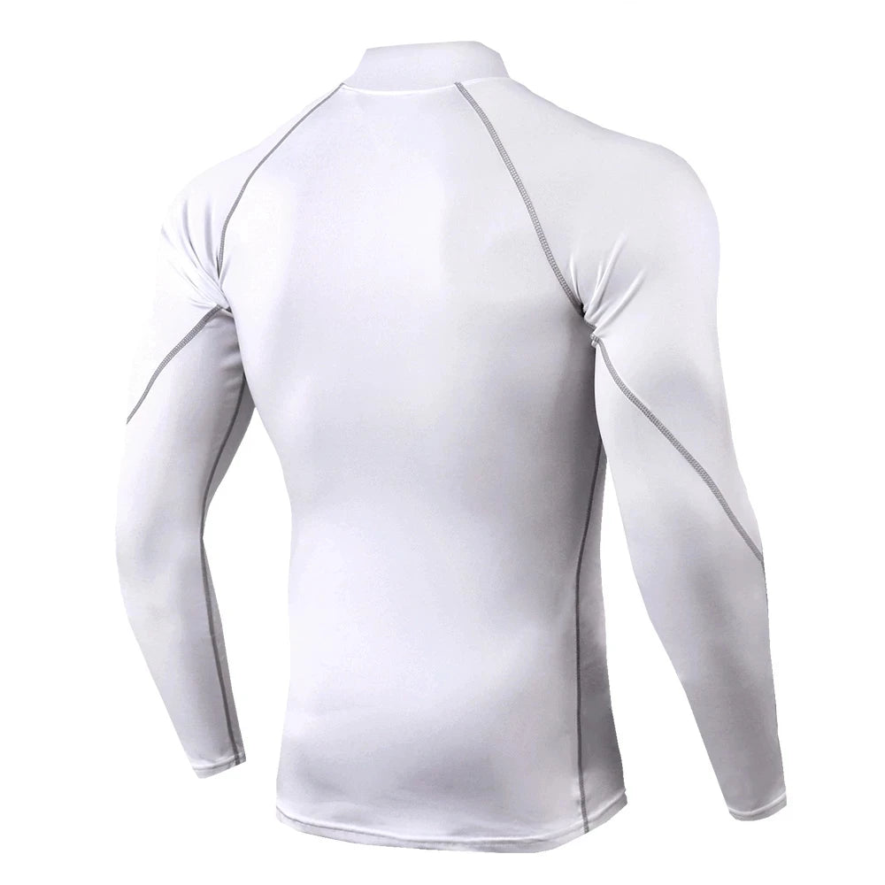 Men’s Long Sleeve Compression Bodybuilding T-Shirt