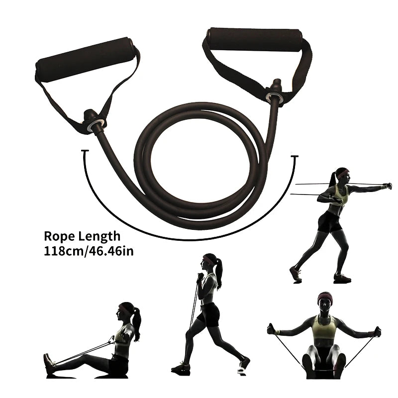 Resistance Bands with Handles – Strength Training Exercise Bands for Men and Women, Workout Equipment for Home and Gym