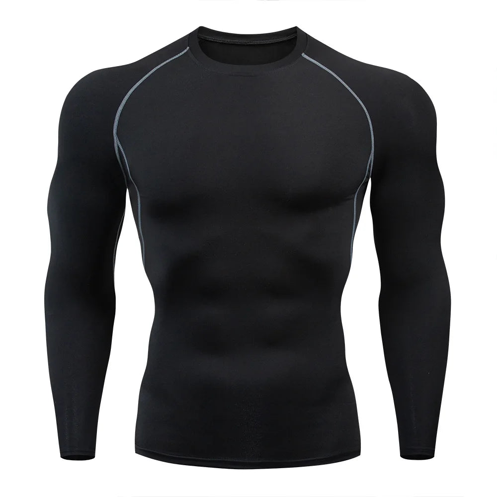 Men’s Compression Running T-Shirt – Quick Dry Fitness Top