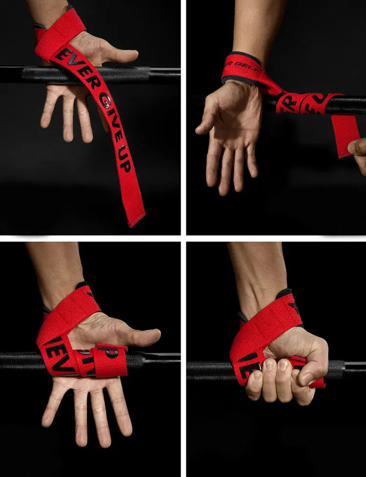 MKAS Anti-Slip Gym Lifting Straps & Fitness Gloves