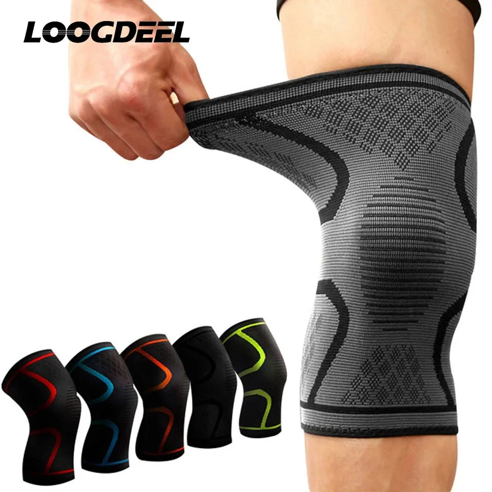 1PCS Elastic Nylon Compression Knee Sleeve for Sports