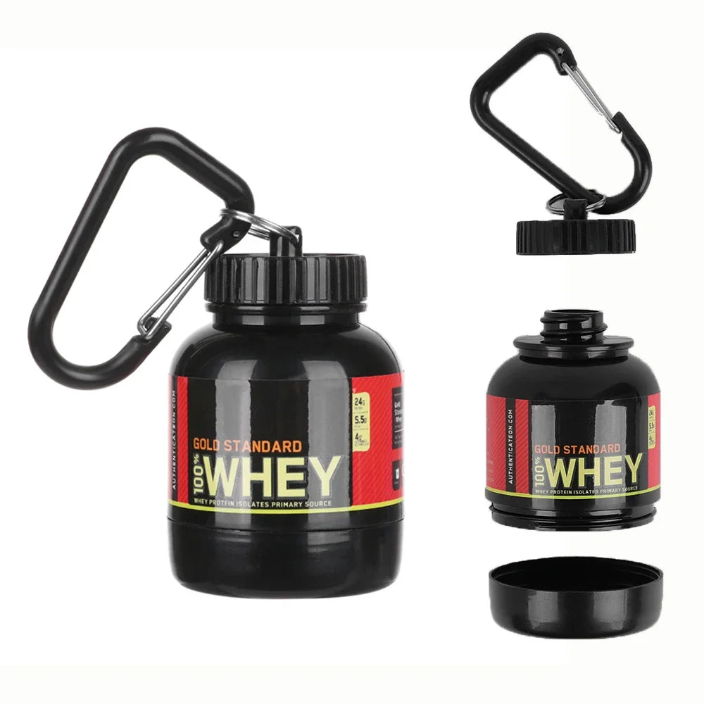 100/200ml Portable Whey Protein Key Chain