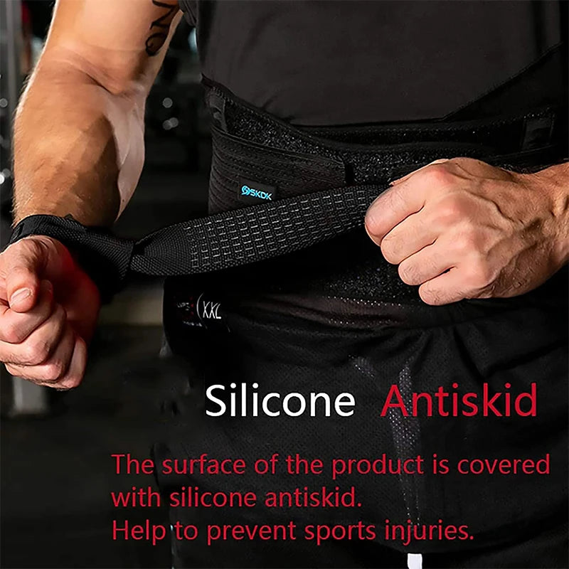 Weightlifting Anti-Slip Silicone Lift Straps