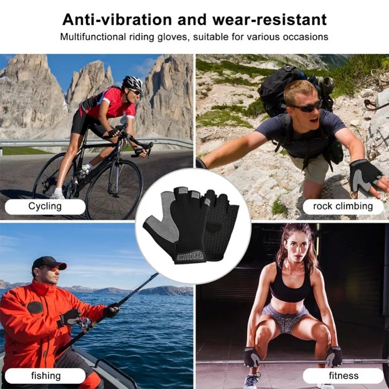 Fingerless Gym Training Gloves